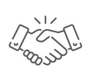 Icon of a handshake